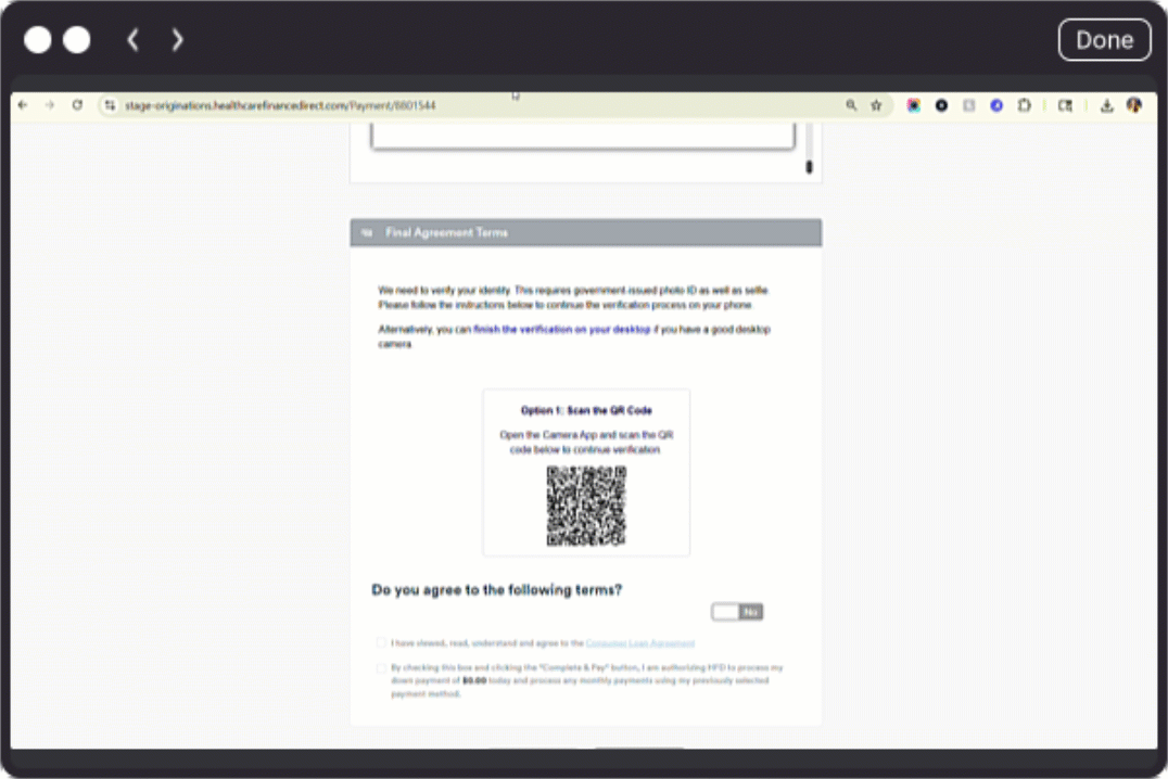 Vouched Desktop GIF